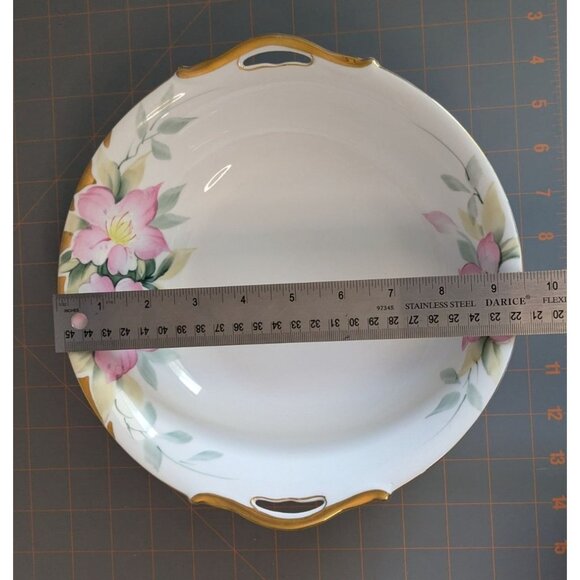 Noritake Azalea Porcelain 2 Bowls open Handles green M mark - Picture 8 of 16